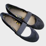 Sonoma swanky black suede mary jane flats size 9