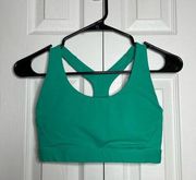 Athleta Women’s Sports Bra Green Padded Size Small