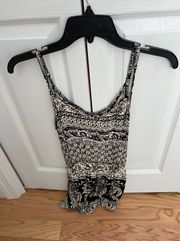 Black And White Romper