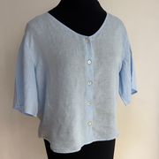 CR Casual Linen Blouse NWOT