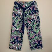 Vintage Lilly Pulitzer Poinciana Paisley Cropped Pants
Size 2