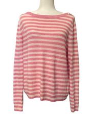 Brooks Brothers Pink Striped Sweater