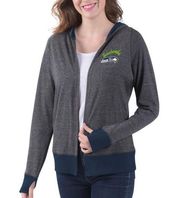 NFL Women’s Seattle Seahawks GIII 4her Hoodie cardigan sporty with pockets large