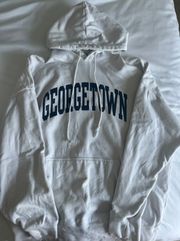 Georgetown White Hoodie