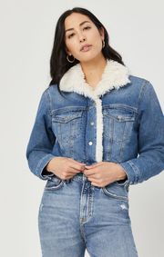 Denim Cropped Jacket