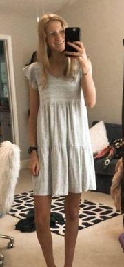 Heather Gray Babydoll Dress