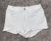 High-Rise Shortie Jean Shorts