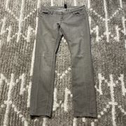 Premiere by Rue 21 Gray Straight Leg Jeans