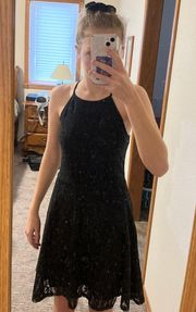 Black Lace Dress 