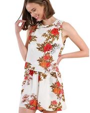 Umgee Womens S Floral Pocket Romper