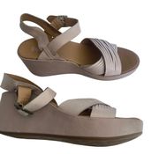 Korks By Kork-Ease‎ Martinique Platform Wedge Sandals Comfort Natural Size 10 M