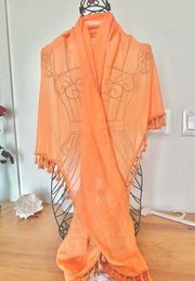 YMI Swimwear Orange beach cover up SMALL​​​​​​