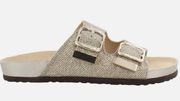 White Mountain Horizon Light Gold Sandals