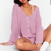 Nasty Gal Collection Pink cardigan