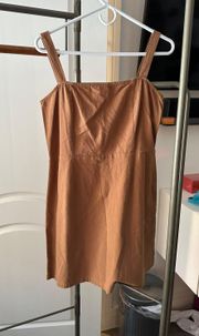 Kendall & Kylie Tan Dress