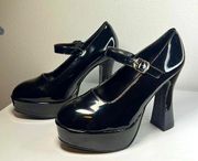 Ellie PLATFORM patent leather Mary Jane heels