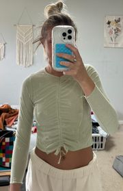 Green Long Sleeve Top