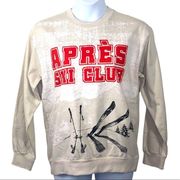 Après-Ski Club by Chemistry Crew Neck Sweatshirt NWT size Large