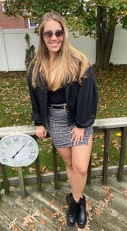 Mini Plaid Skirt