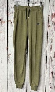 The North Face Women’s Logo Fleece Drawstring Sweatpant Joggers -Green / Size XS