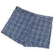 Laundry shorts Shelli Segal 8 navy blue and white patterned‎