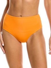 NWT Onia Sabrina Bikini Bottom Swim Bright Neon Orange Persimmon Beach size XL