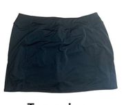 Tangerine xxl 2x black skirt skirt athletic tennis active lulu gold active