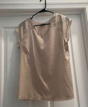 The Limited Womens Short Sleeve Scoop Neck T-Shirt Size L Pink