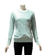 Vineyard Vines Aqua Sweater Long Sleeve Crewneck Women’s Size Small Knit Top
