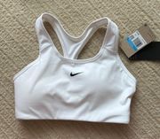 Nike NWT  dri fit sports bra M white