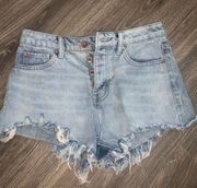 denim shorts