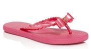 NWT Kate Spade Denis Flip Flops 6 Pink Bow Accent Slip On Casual Summer Spring