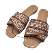 BCBGeneration Krista Women’s Cognac and White Sandals Size 8