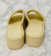 Princess Polly Cream Satya Platform Sandals