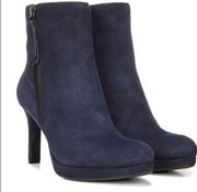 New ladies NATURALIZER blue suede bootie