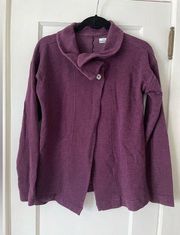 Columbia | Purple Two Button Cardigan Sweater | Size Medium