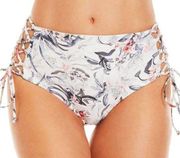 NWT RACHEL Rachel Roy White Floral High Waisted Bottoms