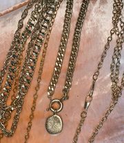 Gold Coin Chain Necklace