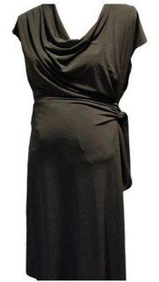 Motherhood maternity black swing dress 2X