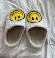 smiley face slippers