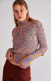 Blair Turtleneck Spacedye Multicolor Pullover Sweater