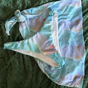 Marble Bikini Bottoms & Sarong