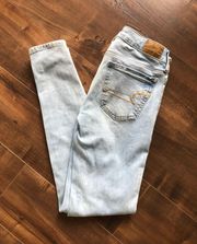 American Eagle Outfitters 360 Next Level Stretch Denim Jeggings SZ 0