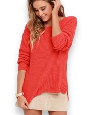 BB DAKOTA X LULU’S Susanna Boatneck Chenille Knit Pullover Sweater Medium