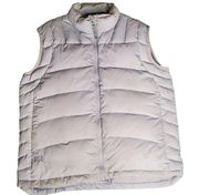 Cabela's Sky Blue 650 Goose Down Insulated Quilted Full Zip Puffer Vest M 8 10