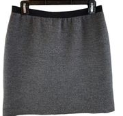 Marc Jacobs Womens Mini Skirt M Medium Gray Cashmere Silk Blend Knit Made Italy