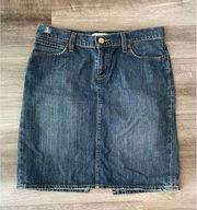 Vintage Old Navy Denim Pencil Skirt Size 6