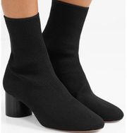 Vince Tasha Rib-Knit Cylinder Heel Sock Booties