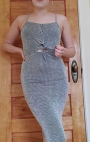 Cut Out Midi Dress