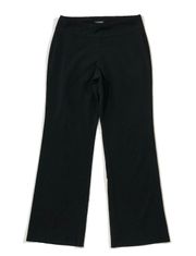 NWOT Roz & Ali Womens Sz 4 Black Rayon Stretch Elastic Waist Pull On Dress Pants